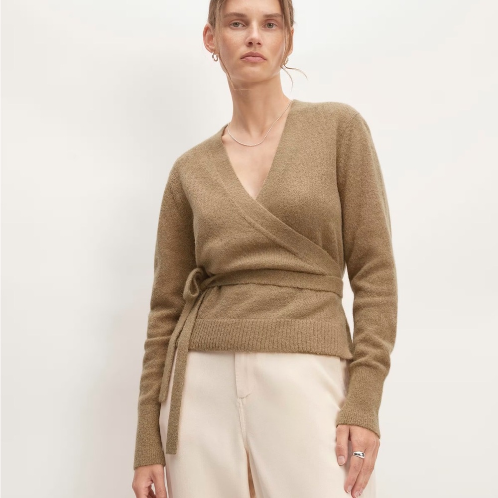 Everlane Alpaca Wrap Sweater